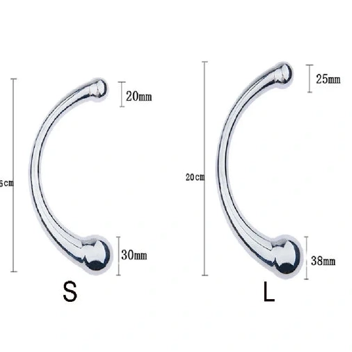 Elegant 5858 Hook Ended Stainless Anal Steel Double 0112